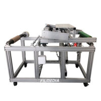Machine à refendre de bandes de tissu