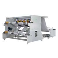 Machine à refendre les rouleaux pour tissu filtrant