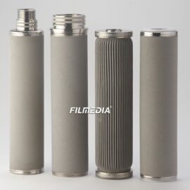 Nanometer dust collector filter cartridge