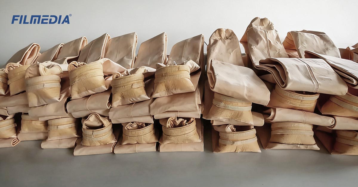 High Temperature Resistant Aramid (Nomex) Needle-punched Felt Industrial Dust Collection Filter Bags