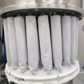 Bolsas de filtro para secador de lecho fluidizado